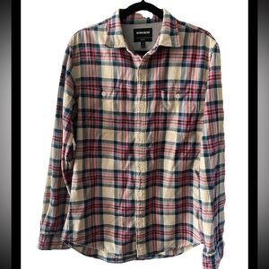 Bonobos Men's tailored fit Plaid flannel Shirt l long